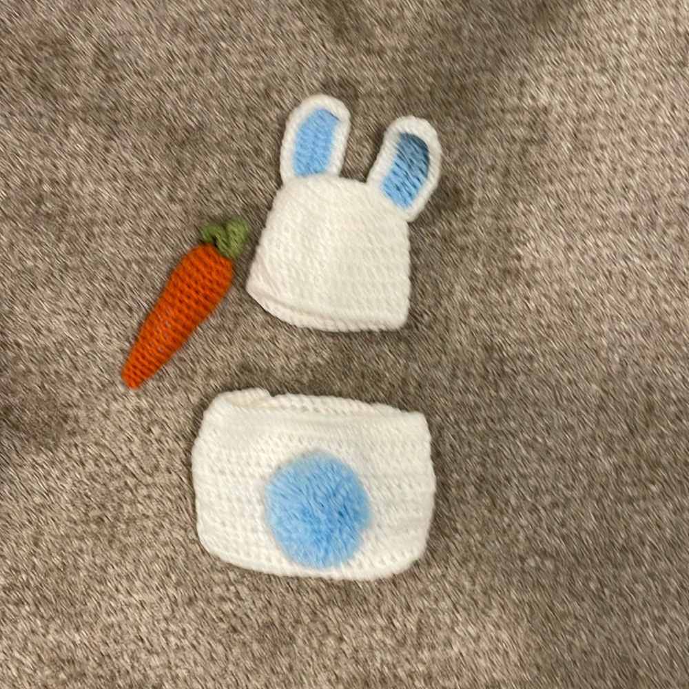 Newborn Crochet Bunny Set